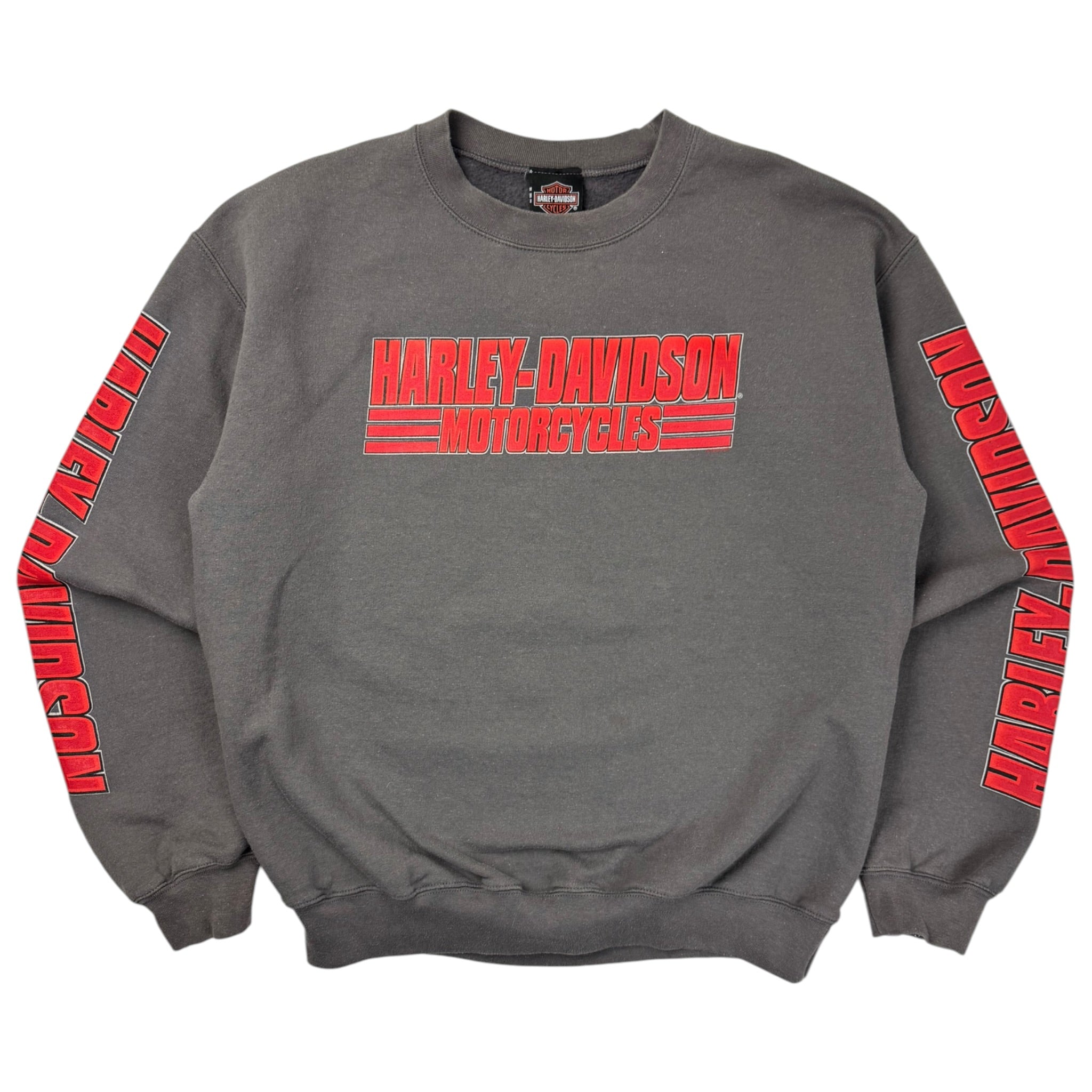 Harley Davidson Calgary Alberta Crewneck Grey