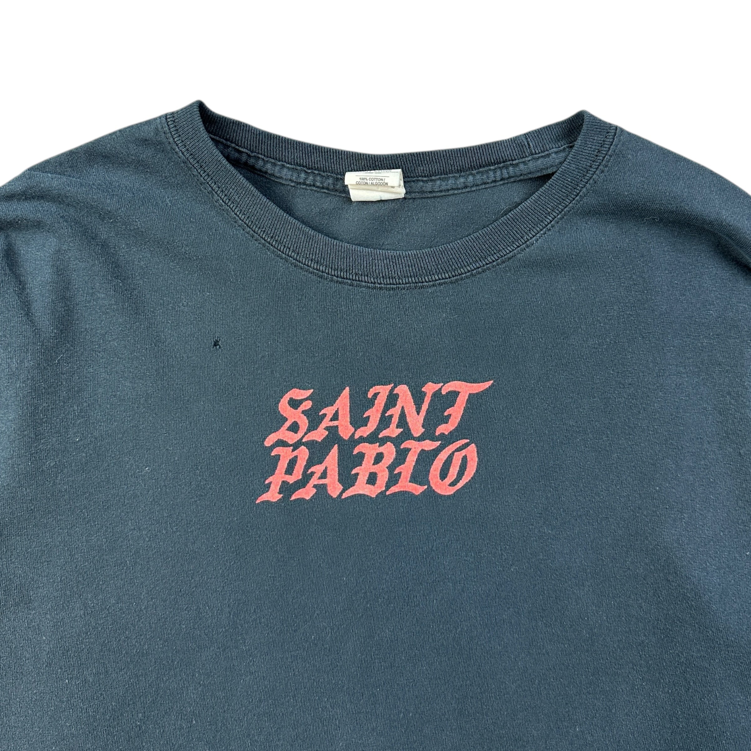 Kanye West Saint Pablo Kim Kardashian L/S Tee Black