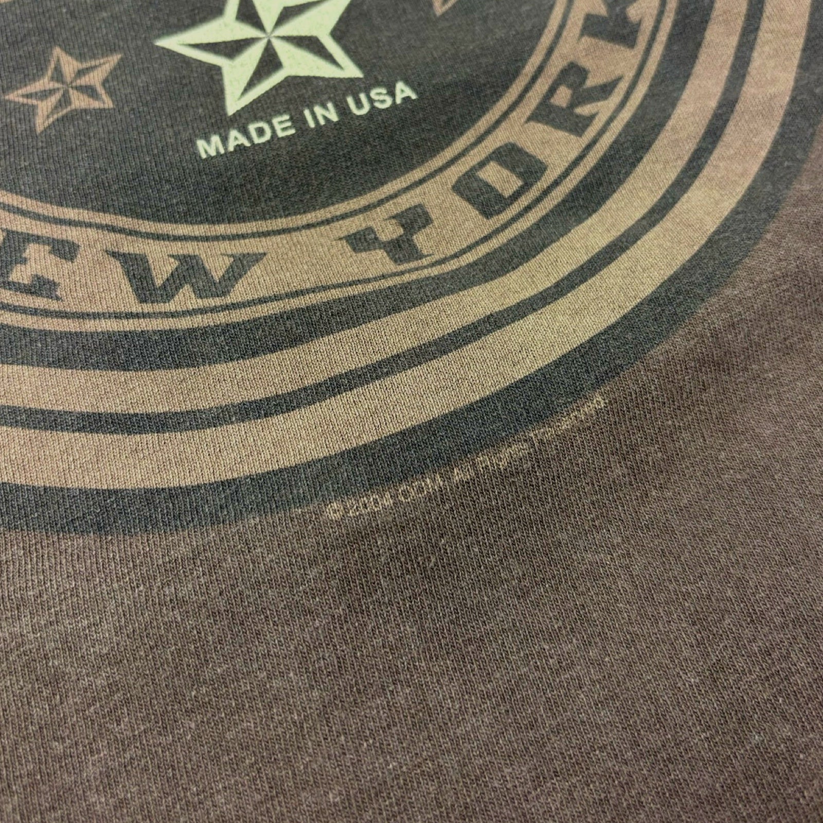 2004 Orange County Choppers Tavern New York T-Shirt Brown