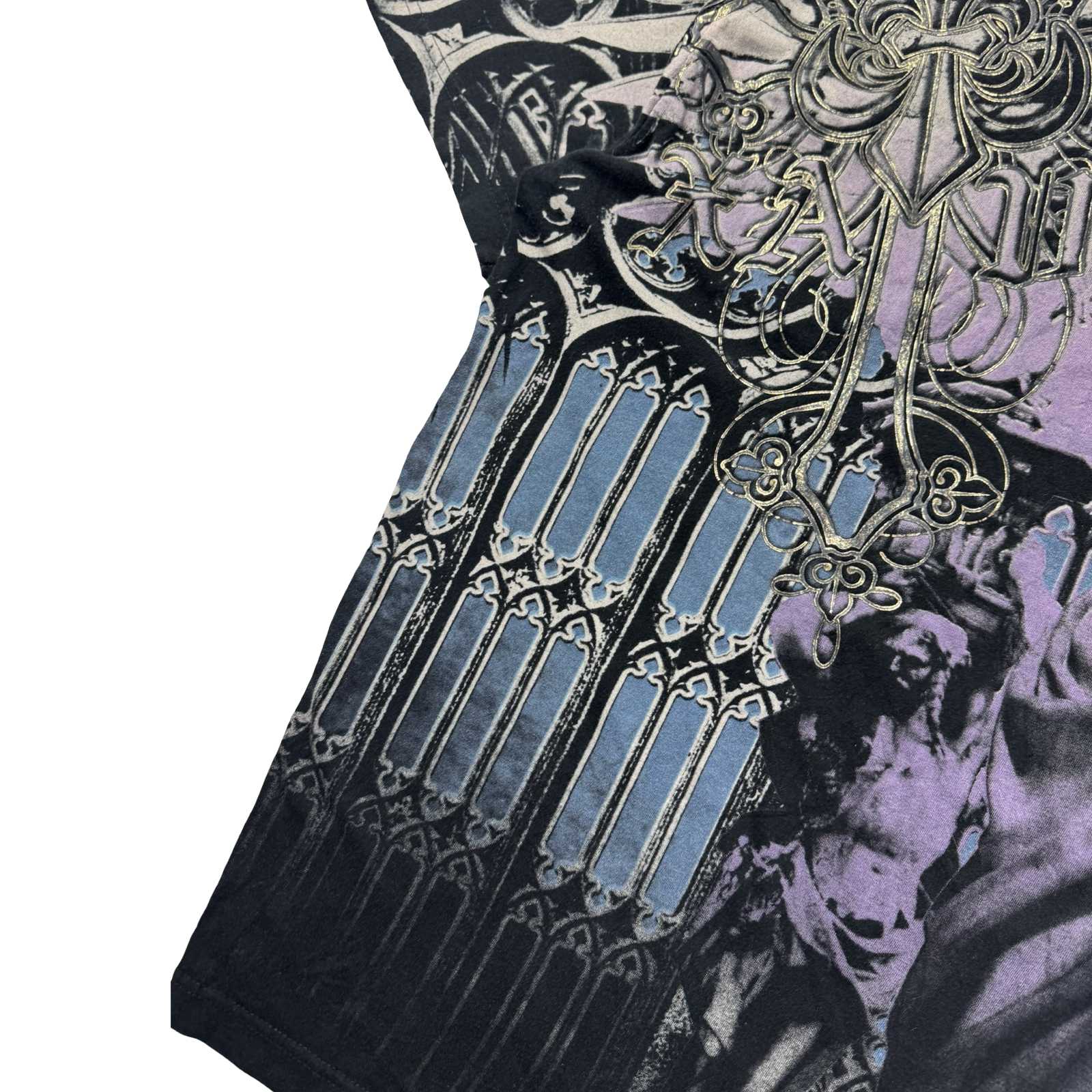 Vintage Y2K Xzavier Cyber Emo Gothic Cathedral T-Shirt