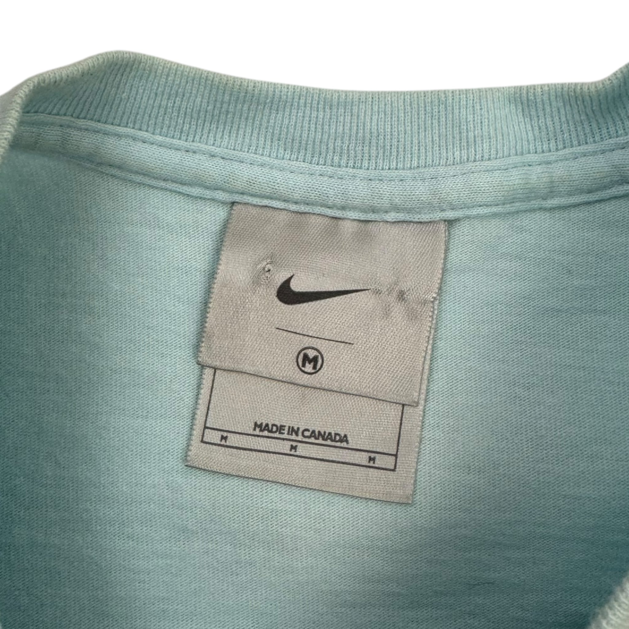 Vintage Y2K Nike Mini Pocket Swoosh T-Shirt Baby Blue