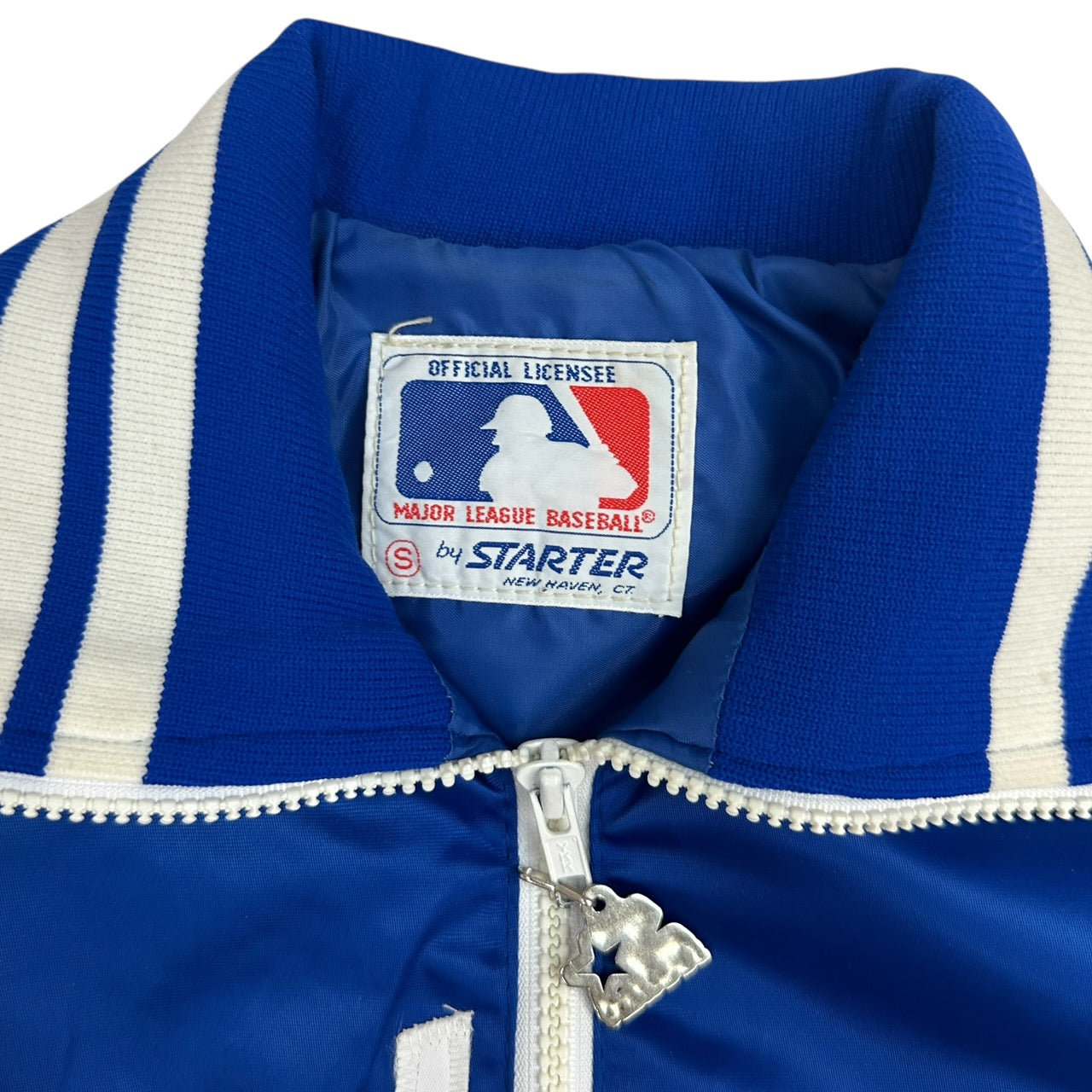 Vintage Los Angeles Dodgers Starter Satin Jacket Navy