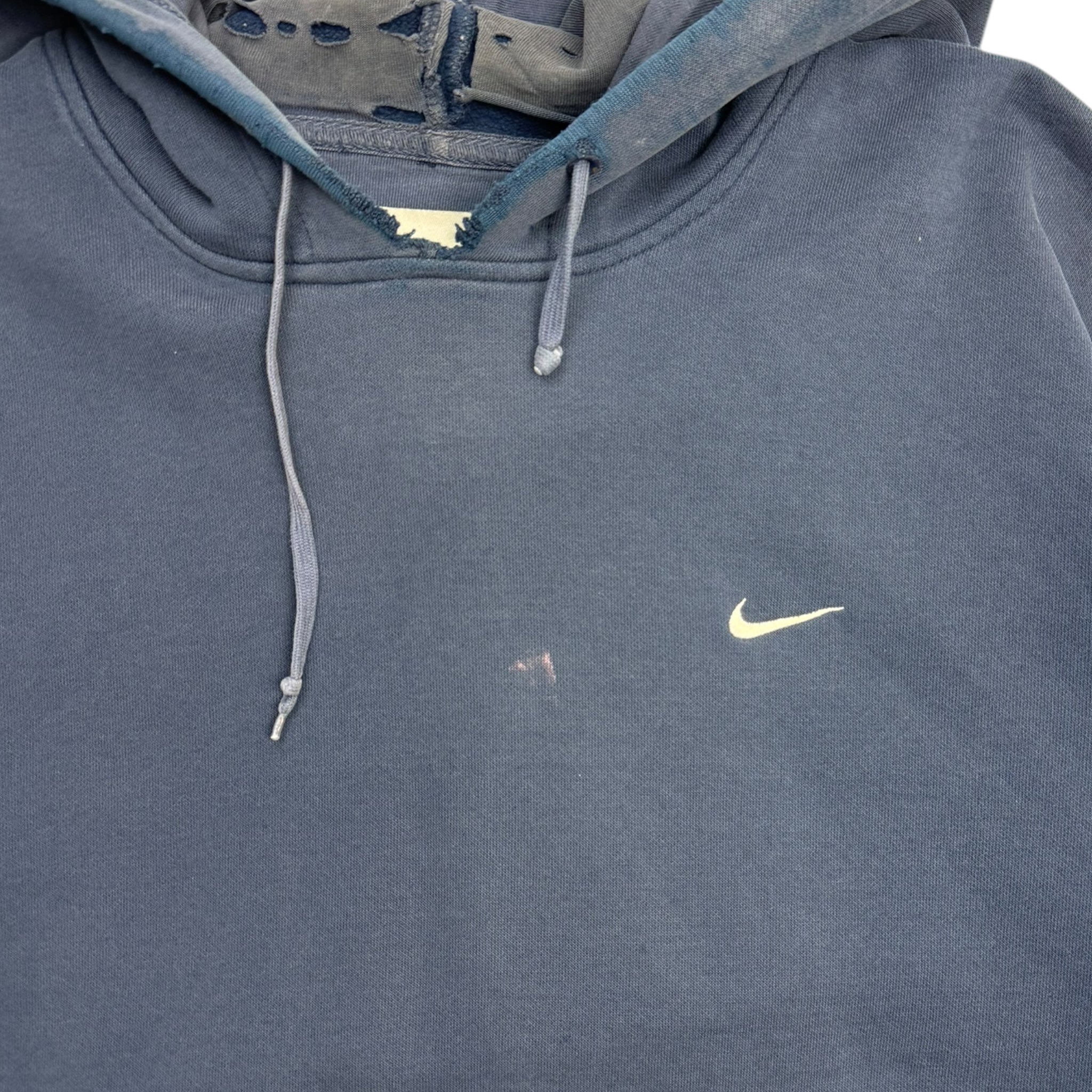 Vintage Nike Side Swoosh Distressed Pullover Hoodie