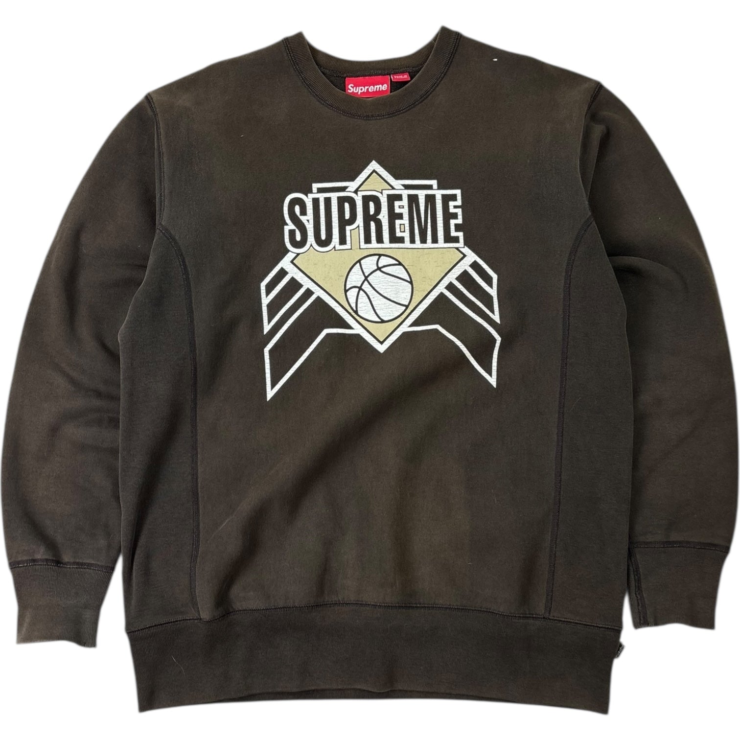 Supreme FW04 Patrick Ewing Basketball Crewneck Brown