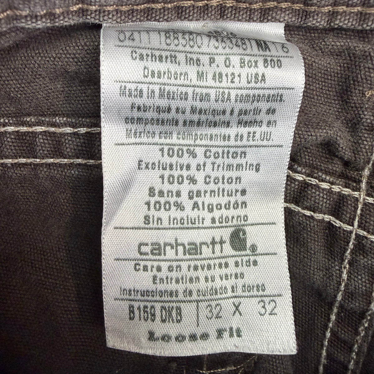 Vintage Carhartt Loose Fit Pants Brown