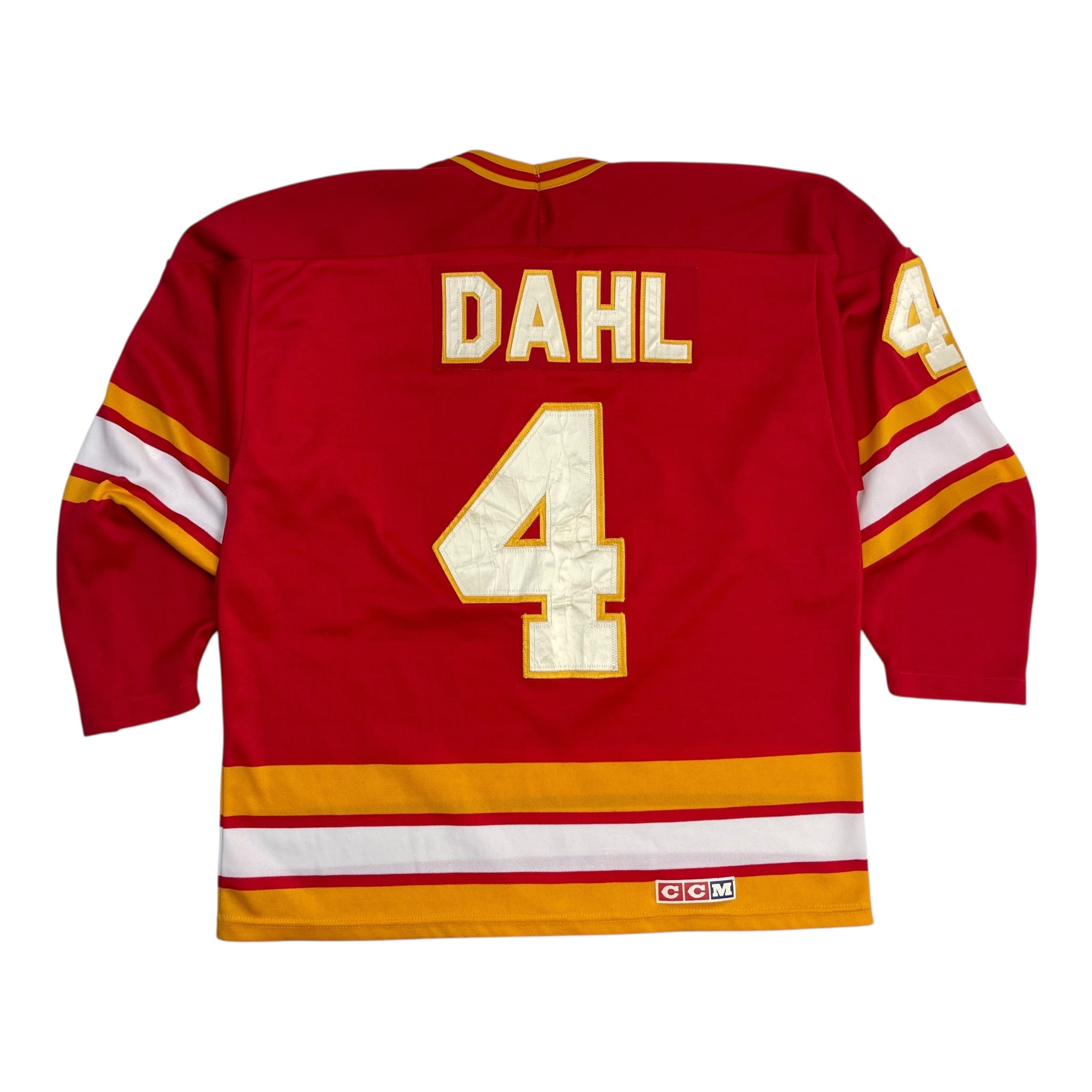 Vintage Calgary Flames Kevin Dahl CCM NHL Jersey
