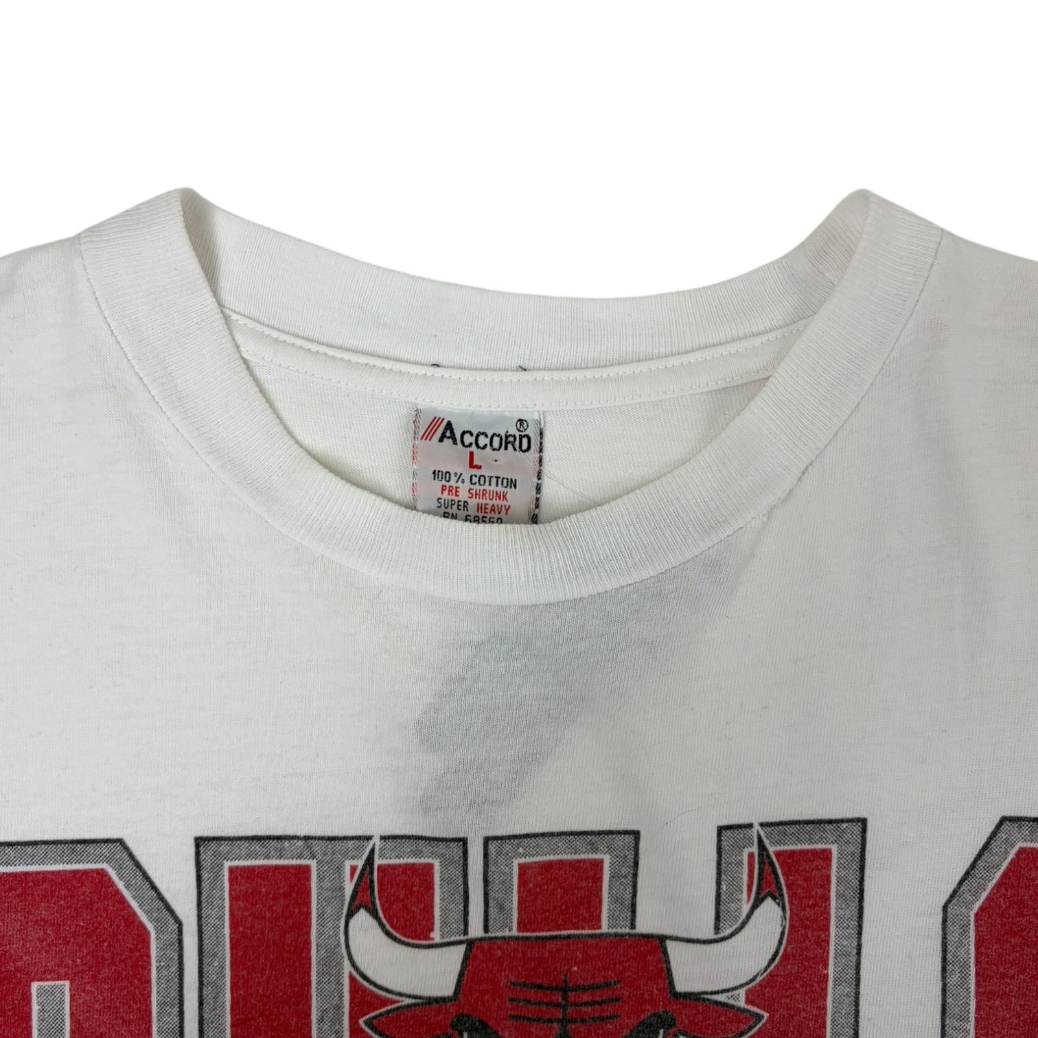 Vintage 1996 Chicago Bulls NBA Champions T-shirt White