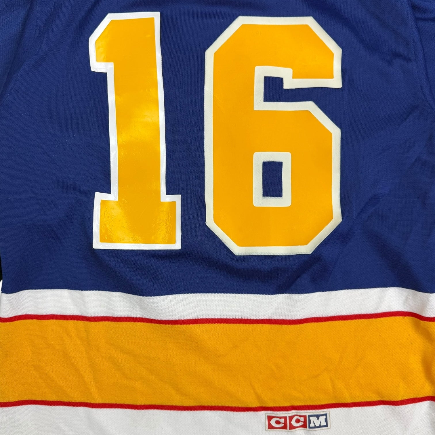 Vintage CCM St Louis Blues Jersey Blue/Yellow