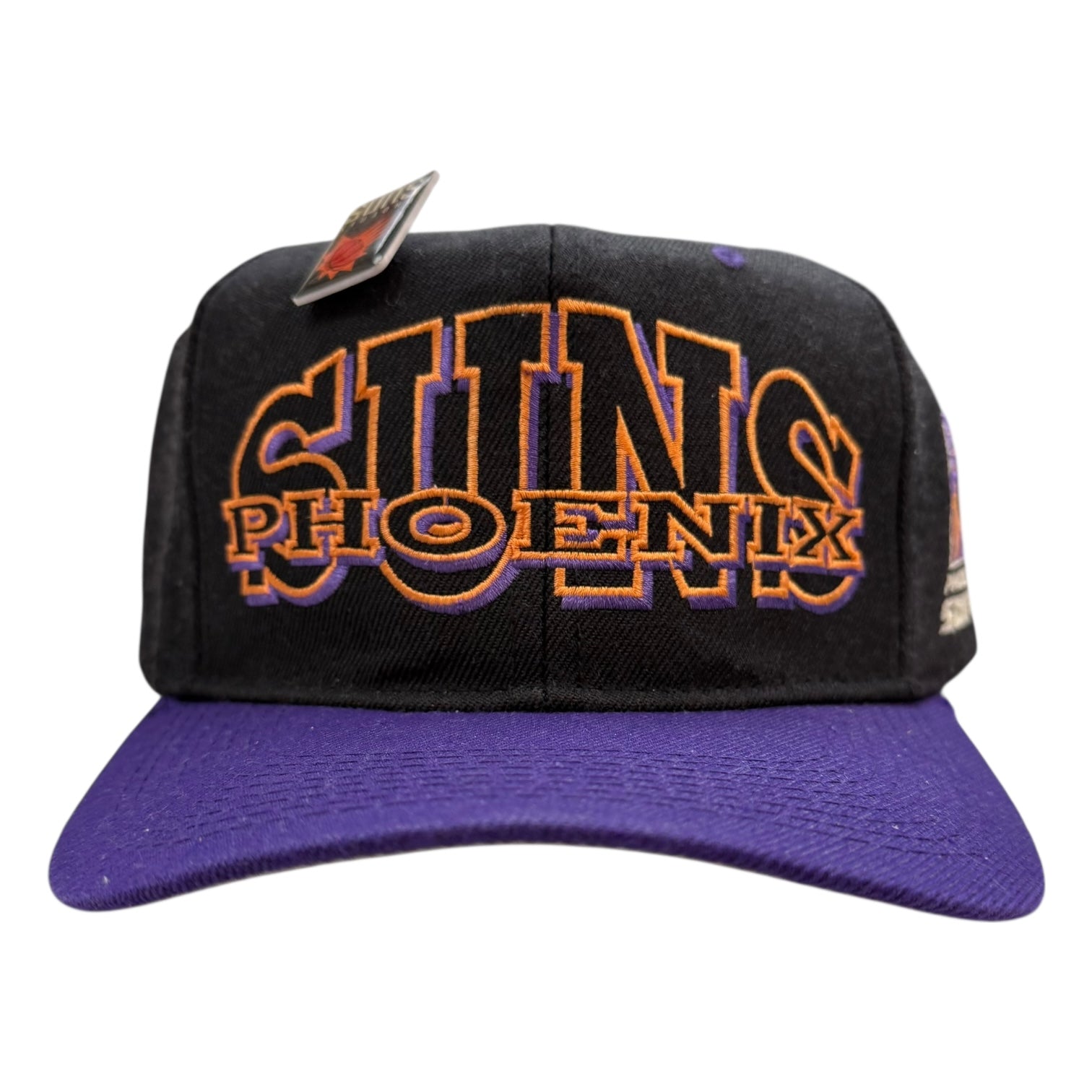 Vintage Phoenix Suns Snap Back Hat Black