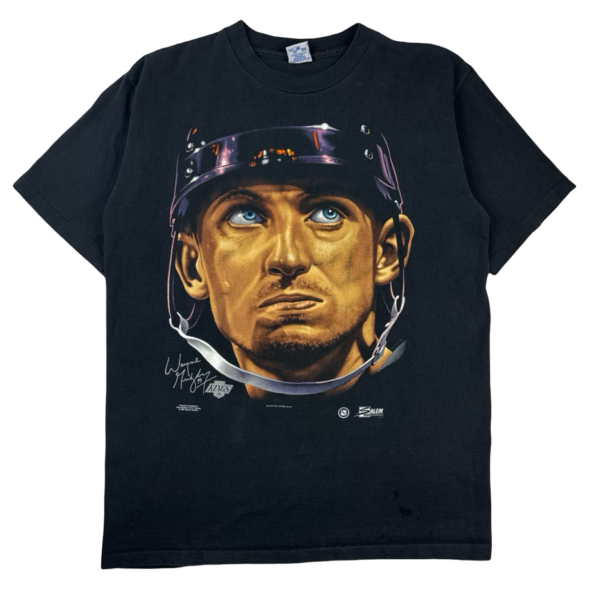 1991 Wayne Gretzky The Great One #99 Salem NHL T-Shirt