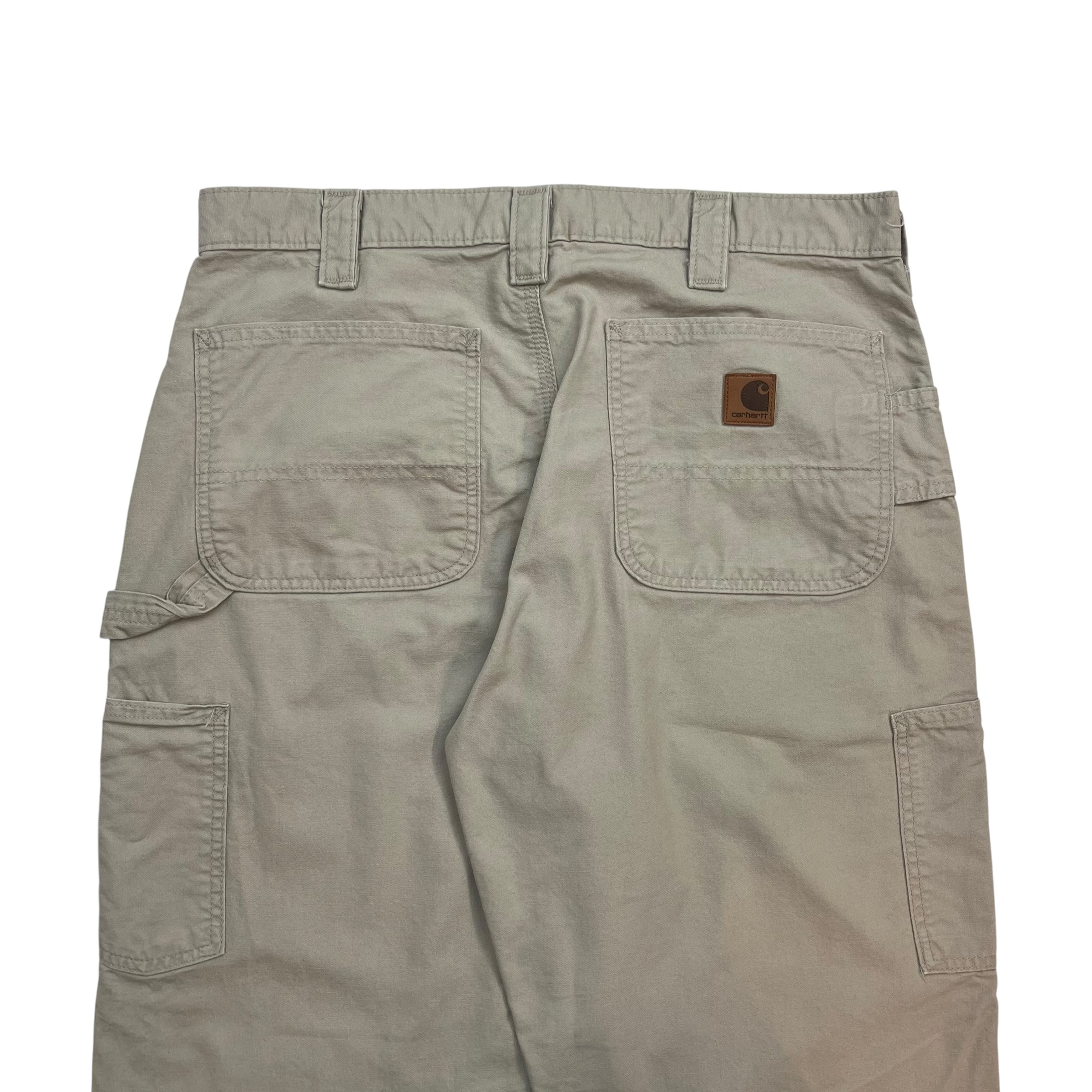 Vintage Carhartt Dungaree Pants Beige