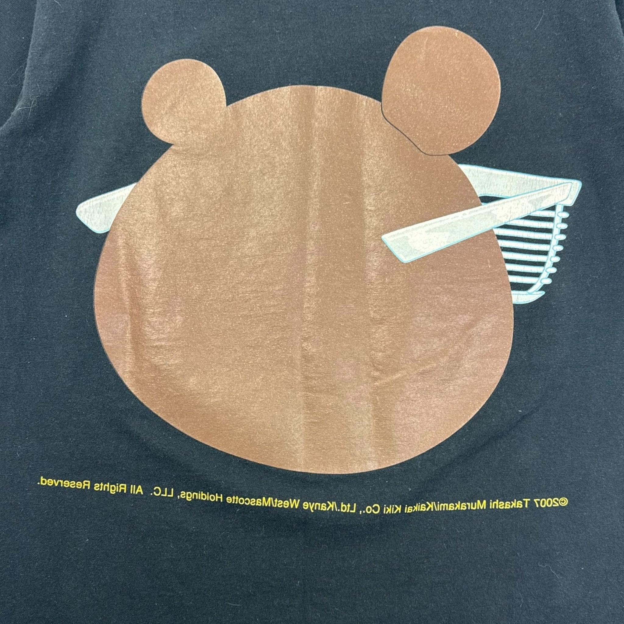 2007 Kanye West x Murakami Glow in the Dark Tour Bear T-Shirt