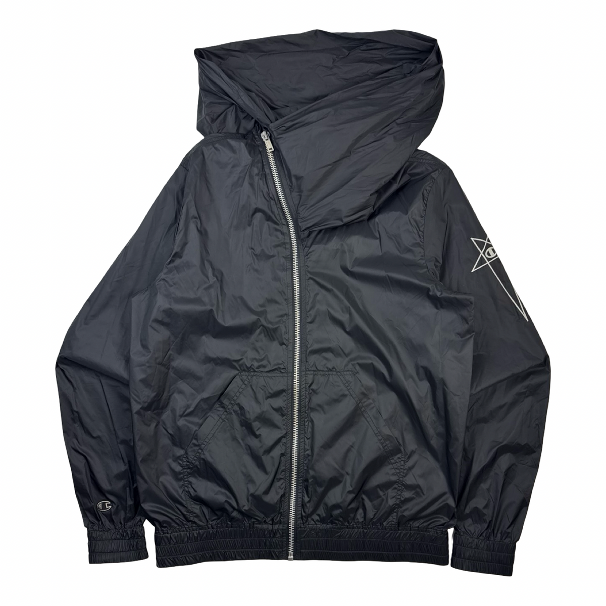 Rick Owens DRKSHDW Champion Mountain Windbreaker Hoodie