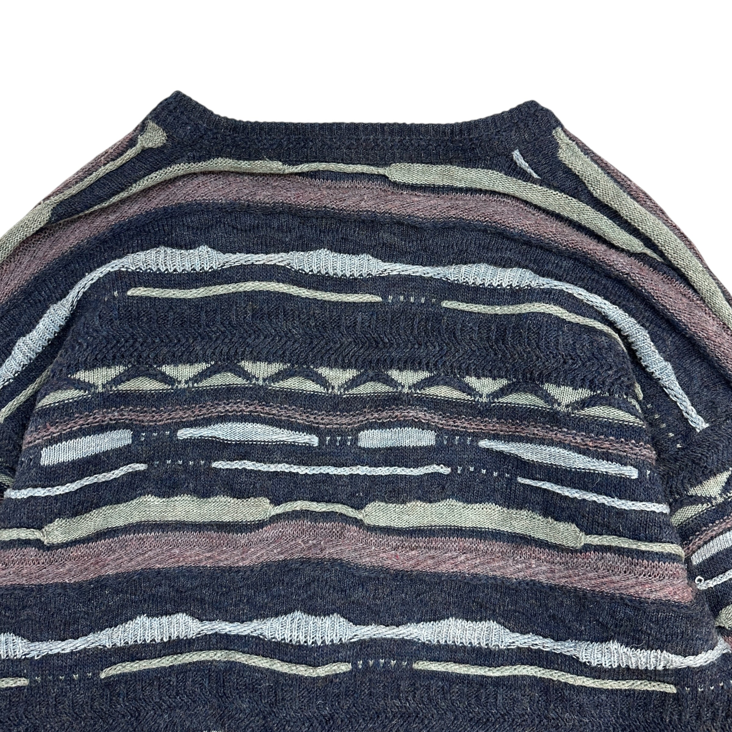 Vintage Laurent Cerrer 3D Knit Cardigan