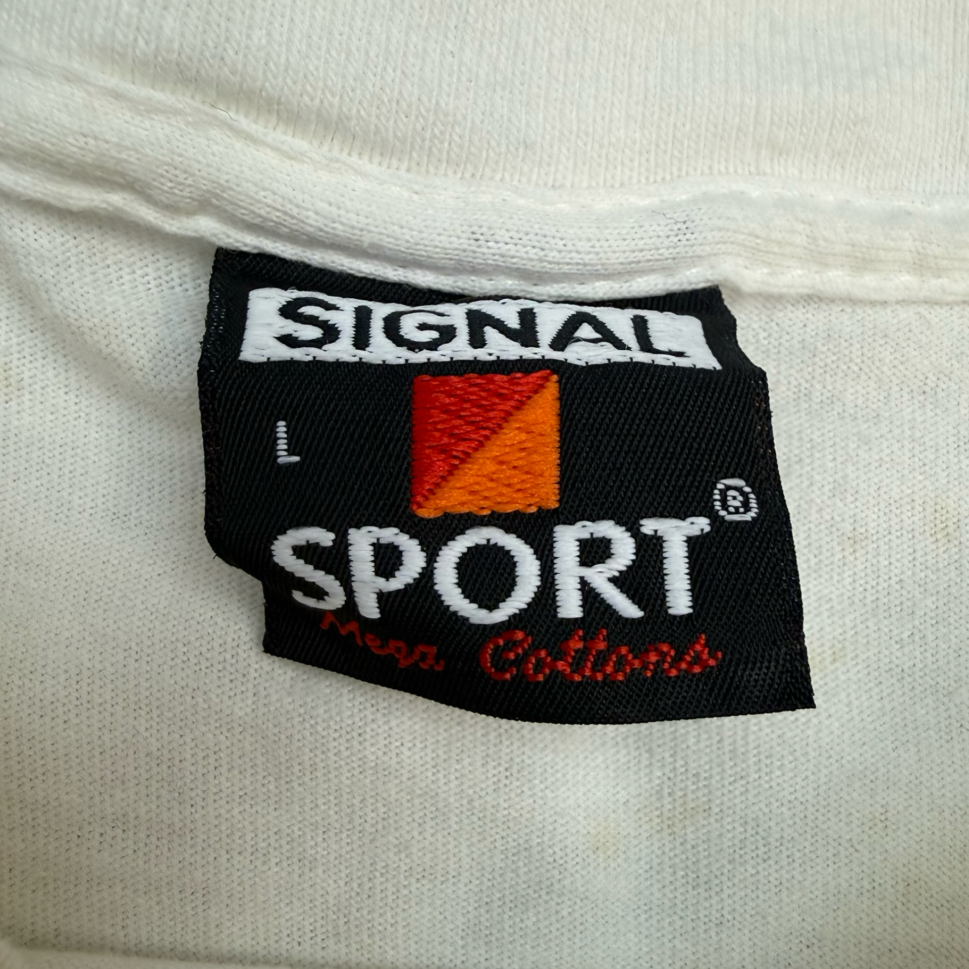 Vintage Calienté Soccer Gear L/S Tee White