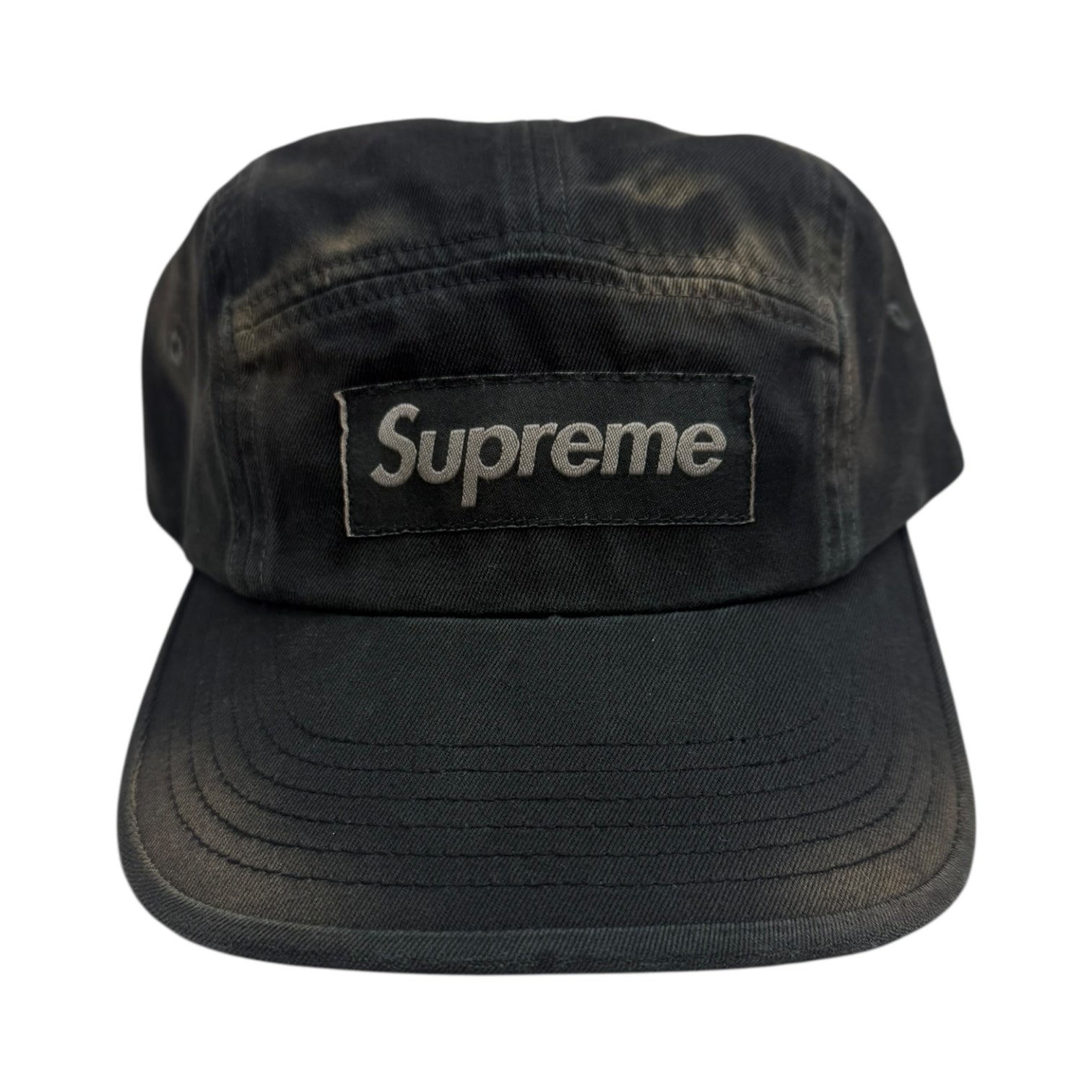 Supreme Overdyed Camp Cap Black