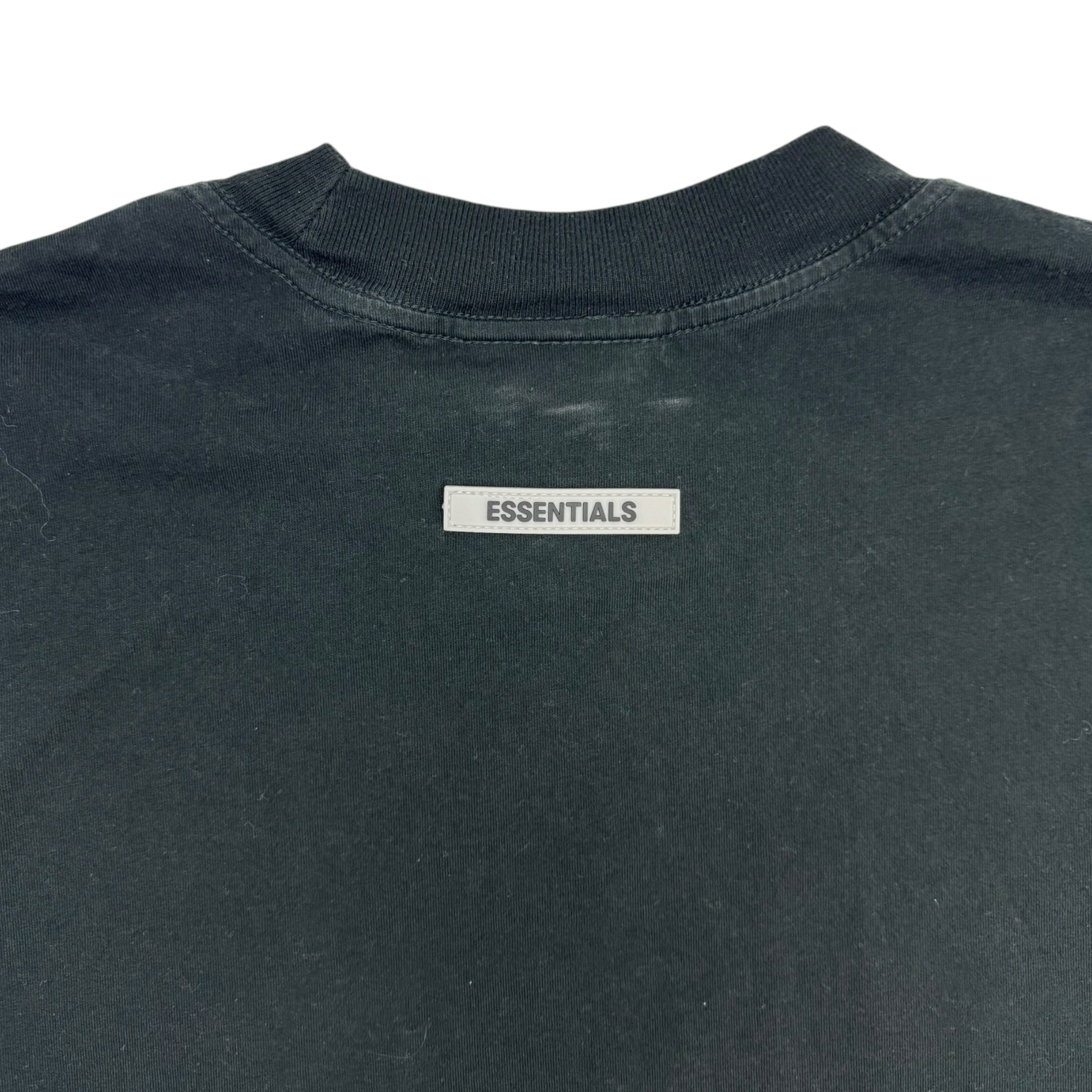 Essentials Spellout Longsleeve Shirt Black