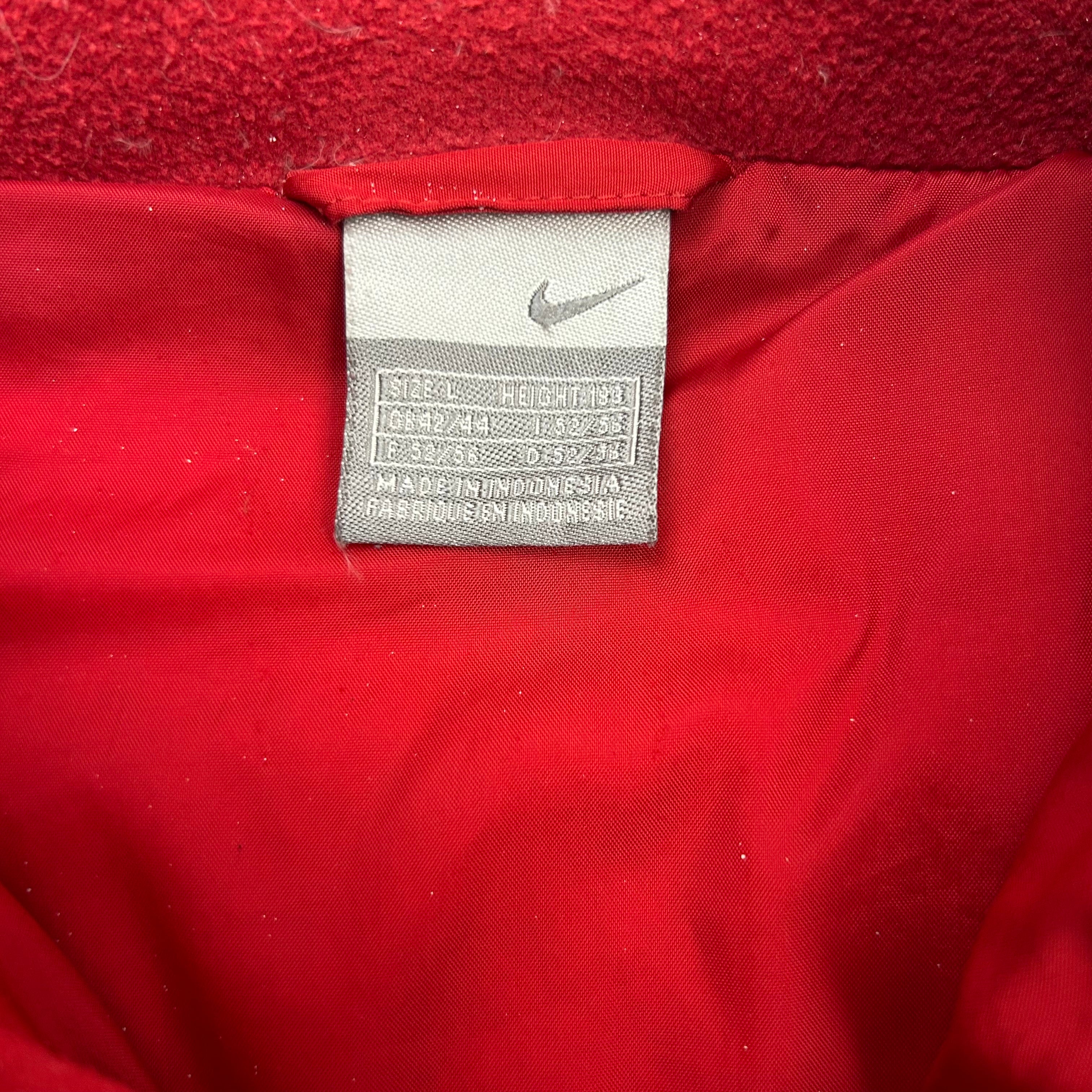 Vintage Nike Puffer Vest Red