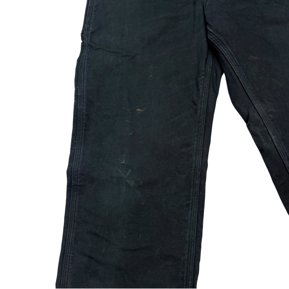 Vintage Carhartt Dungaree Plaid Blanket Lined Pants Black