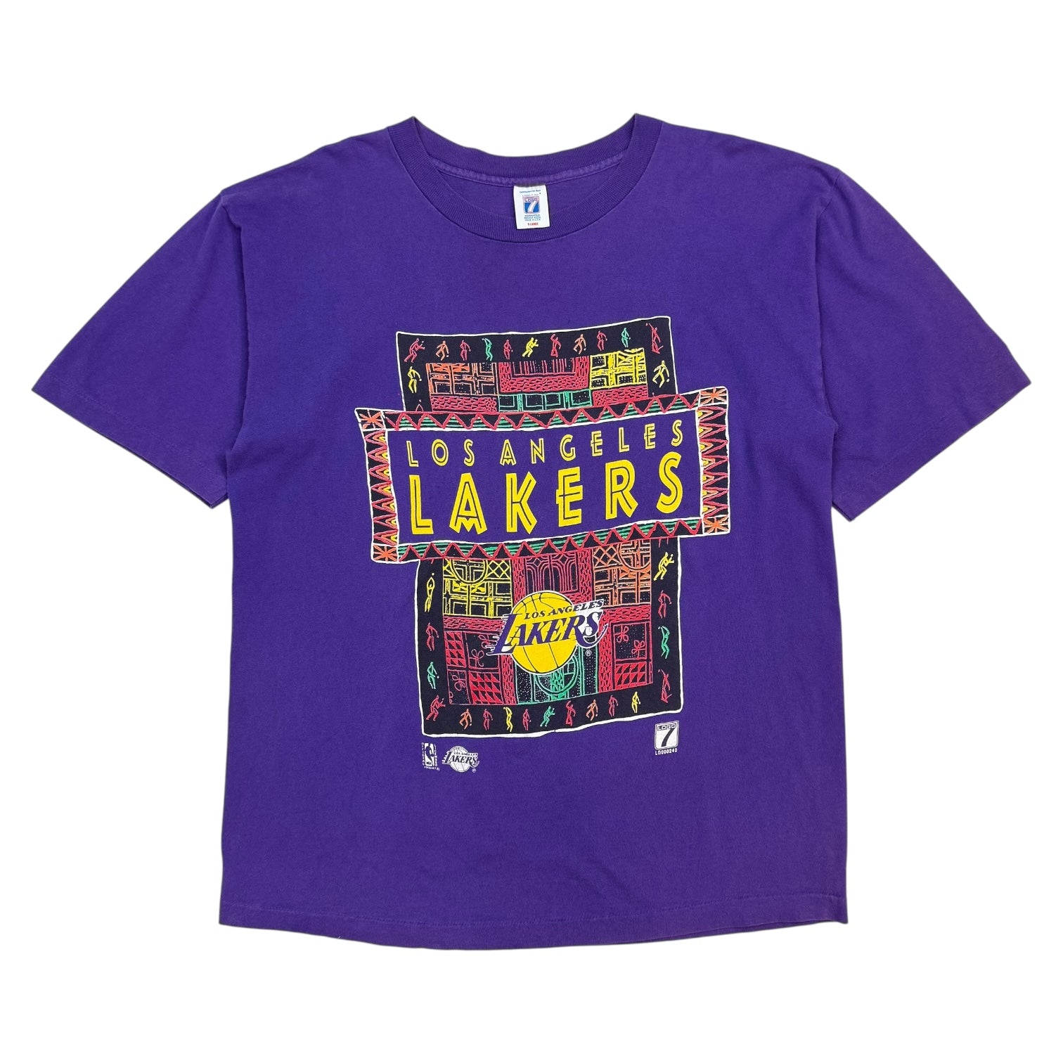 Vintage Los Angeles Lakers Tee Purple