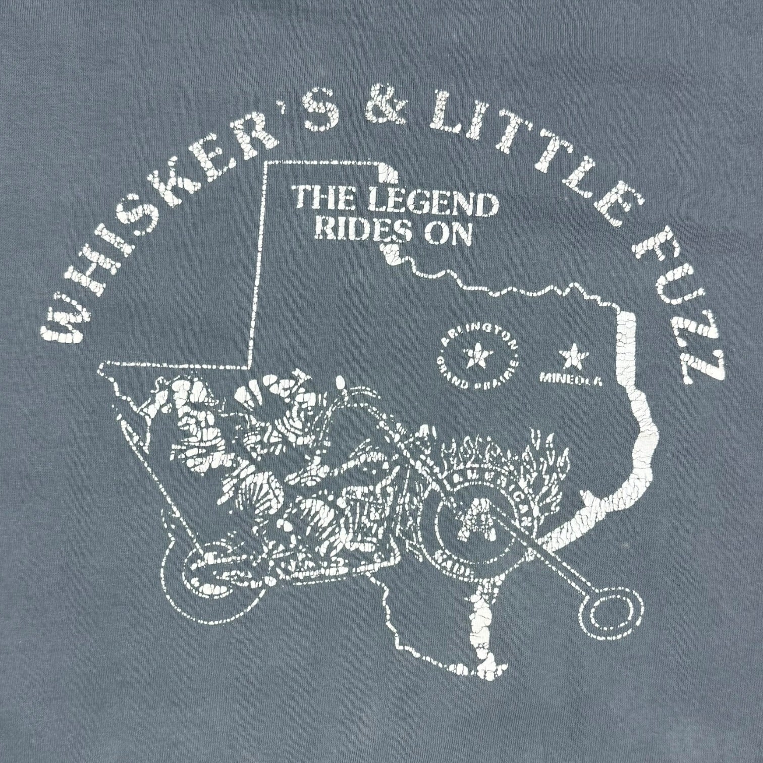 1992 3D Emblem Harley Davidson ‘I Own A Harley’ Tee Blue