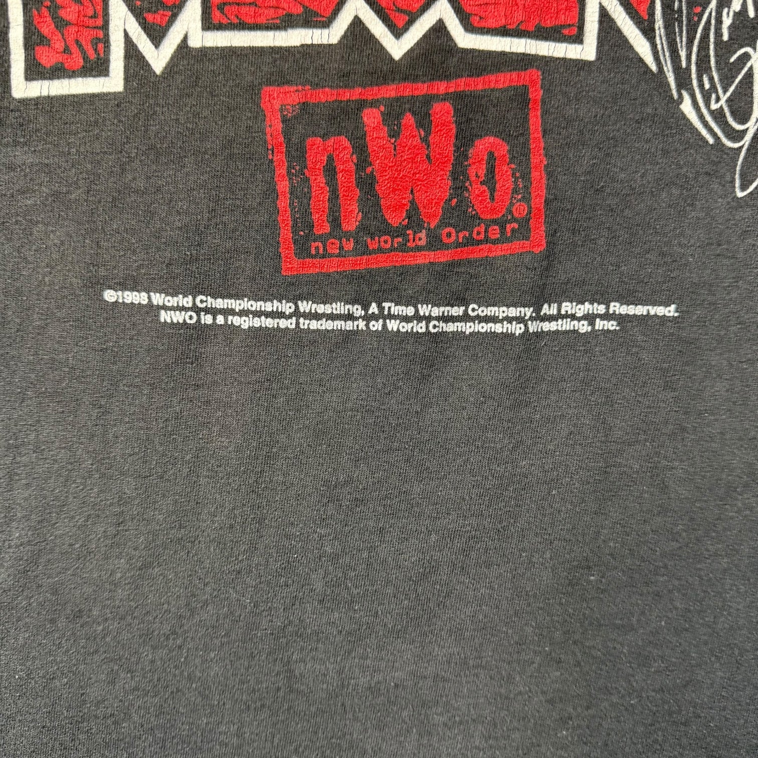 1998 WCW Macho Man Randy Savage NWO Tee Black