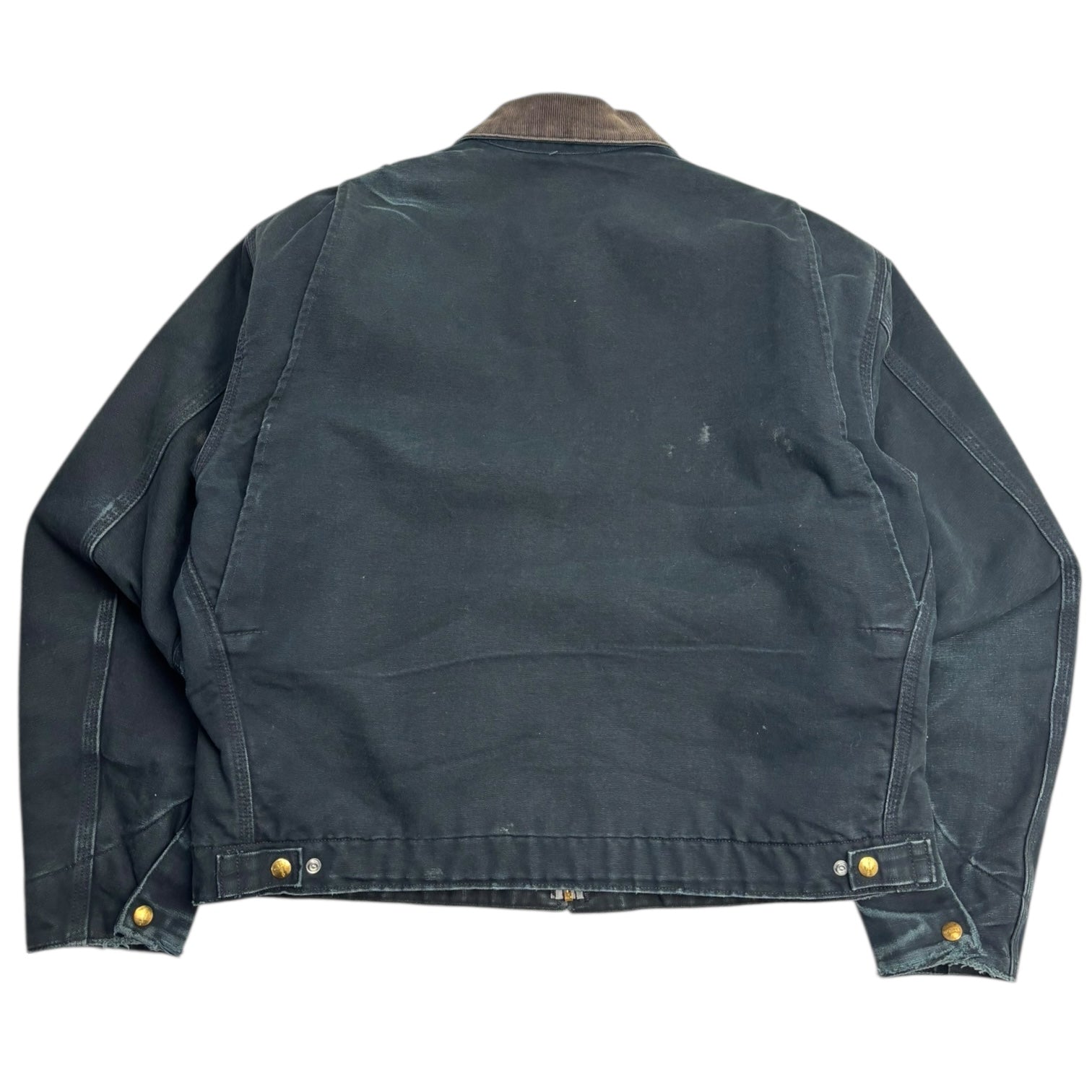 Vintage Carhartt Lined Detroit Jacket Faded Black