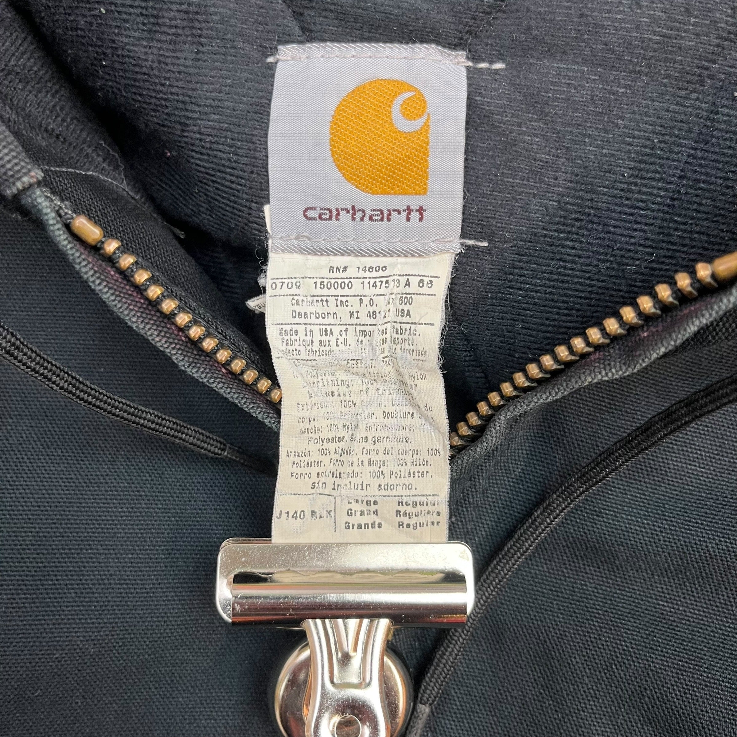Vintage Carhartt Active Jacket Black