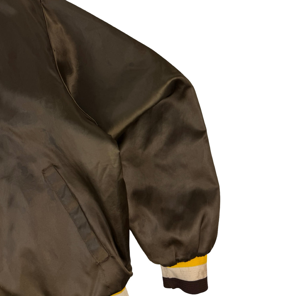 Vintage Swingster Wyoming Cowboys Jacket Brown