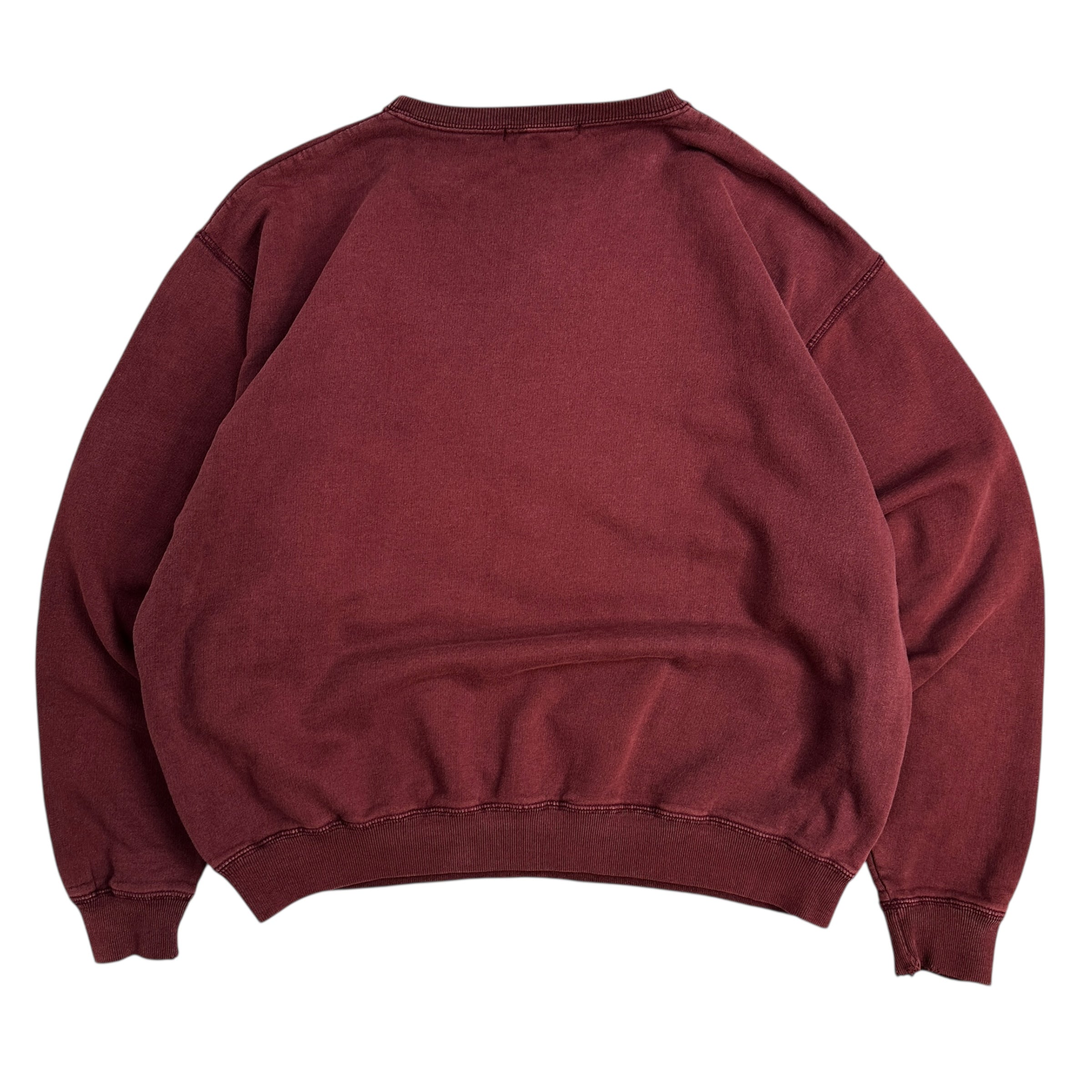Vintage Club Monaco Crewneck Burgundy