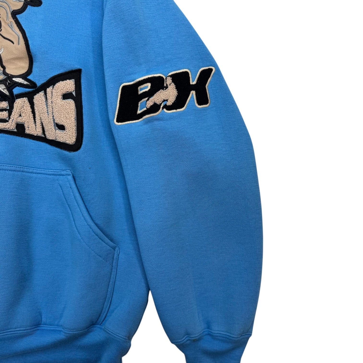 Vintage Y2K Exco Jeans Hoodie Blue