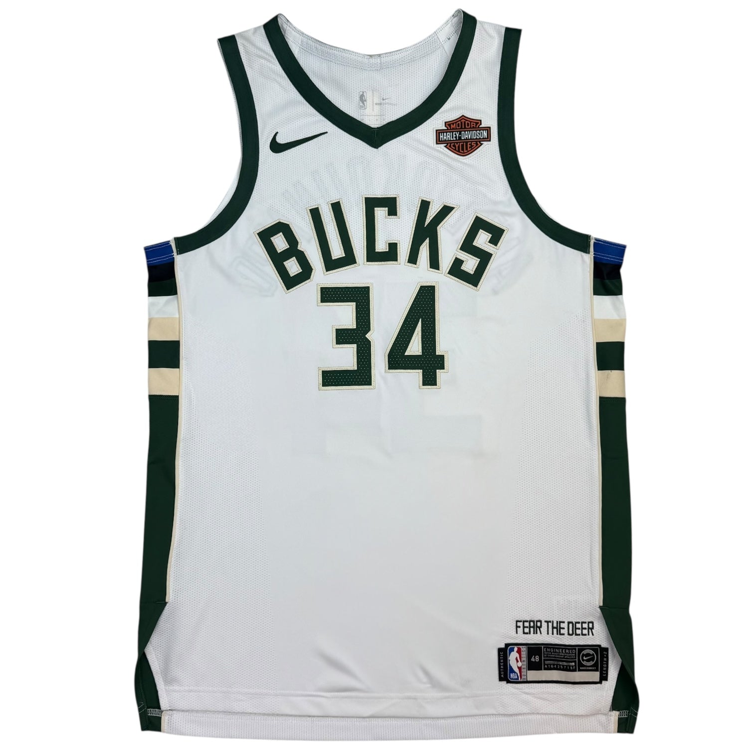 Nike Milwaukee Bucks Giannis Antetokounmpo Away Jersey White