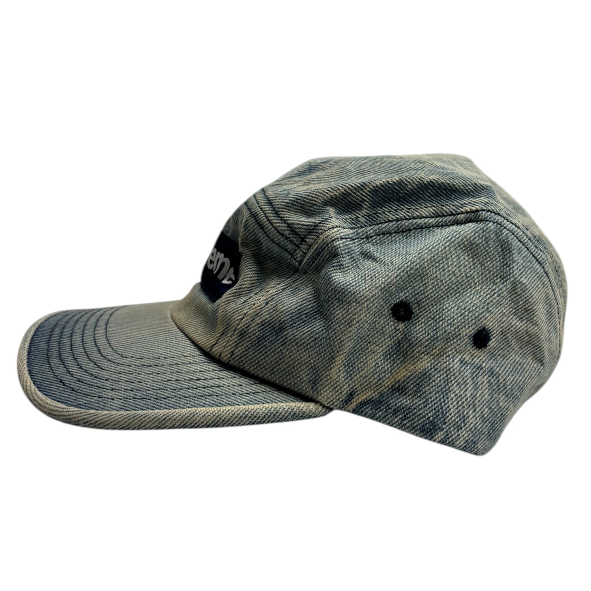 Supreme Washed Chino Twill Camp Cap Dirty Indigo