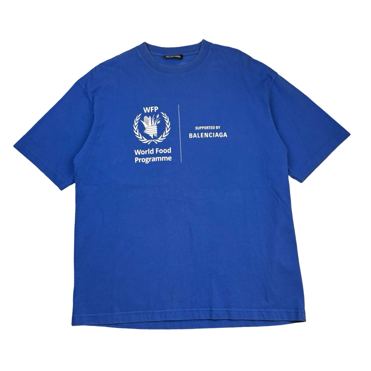 Balenciaga World Food Programme T-Shirt Blue