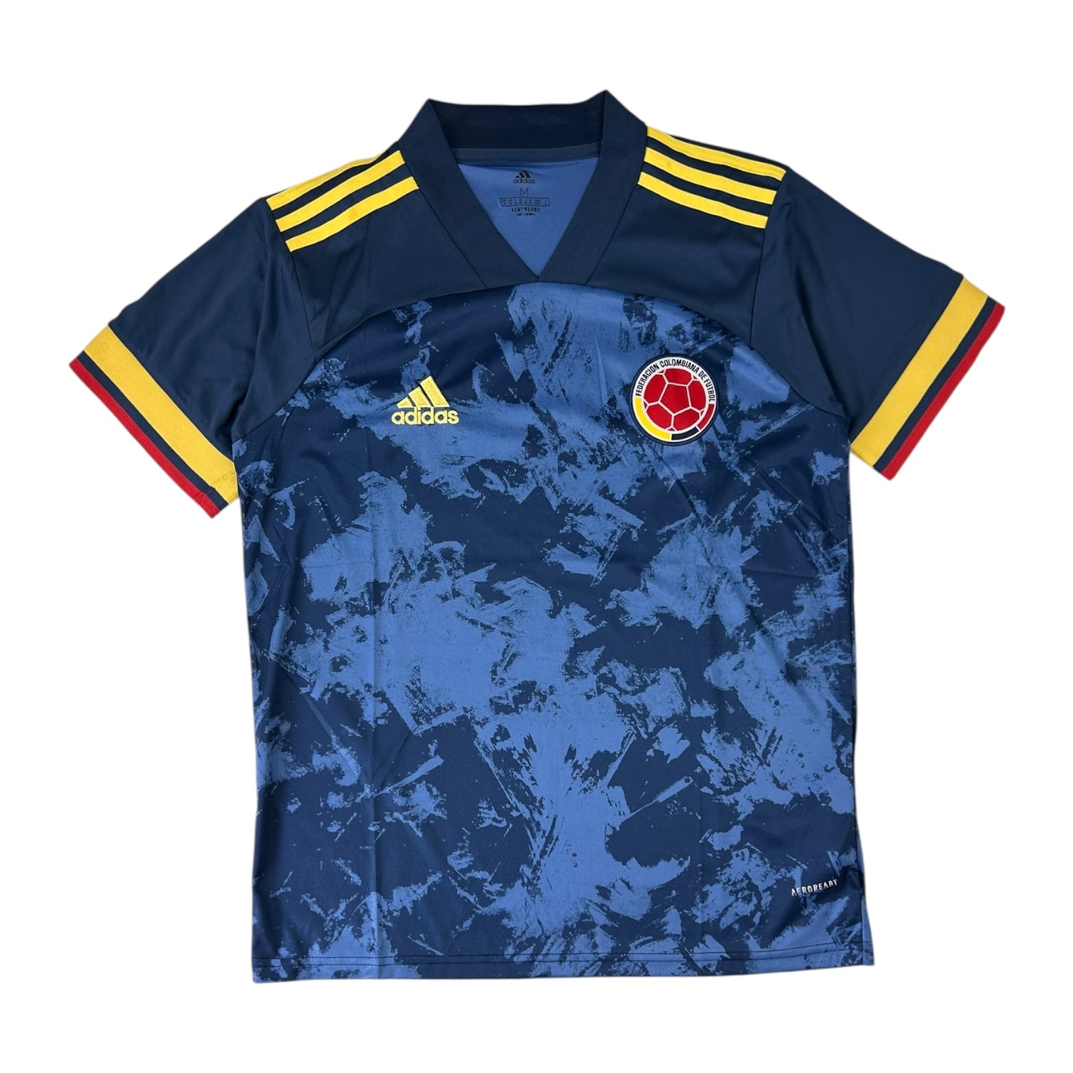 Vintage Adidas Colombia Soccer Jersey Blue