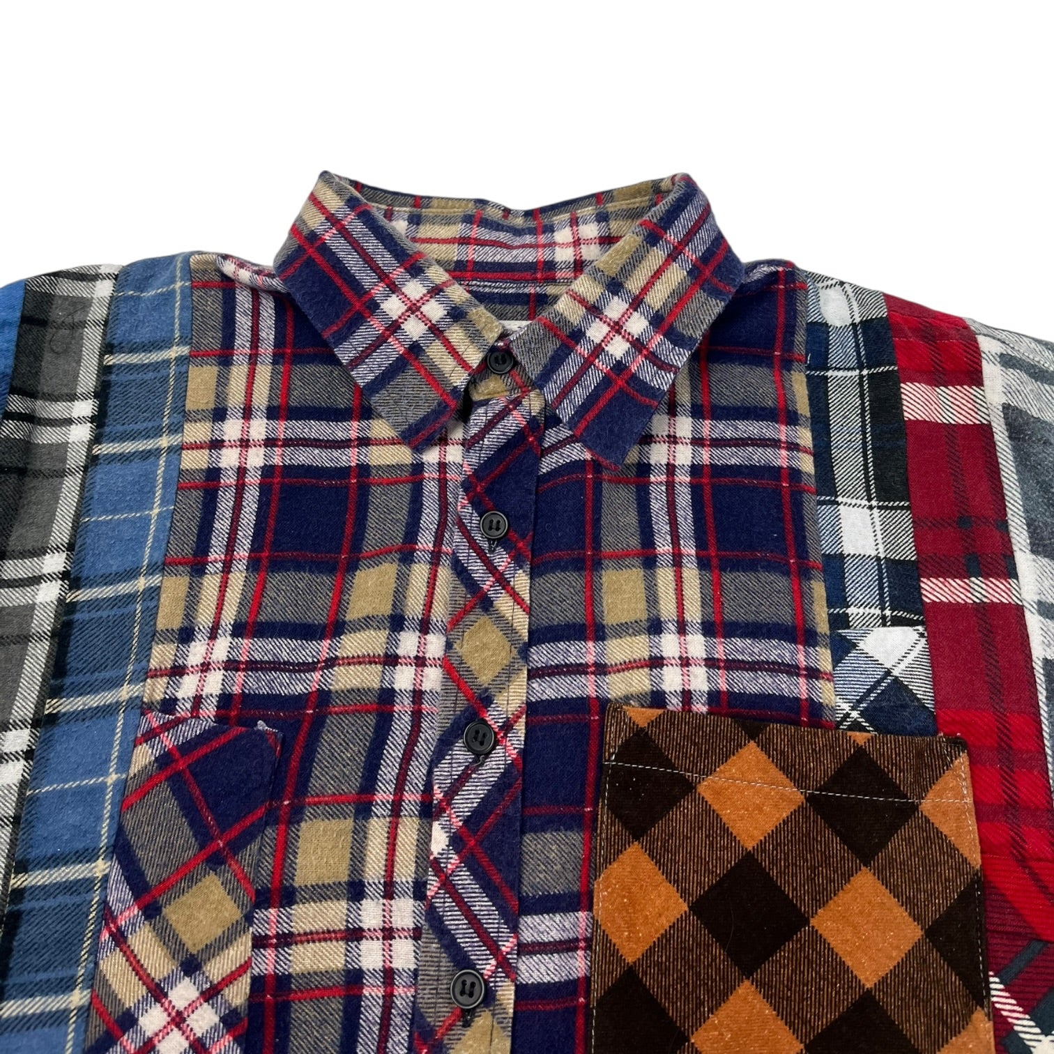 Needles Rebuild Flannel 7 Cuts Shirt