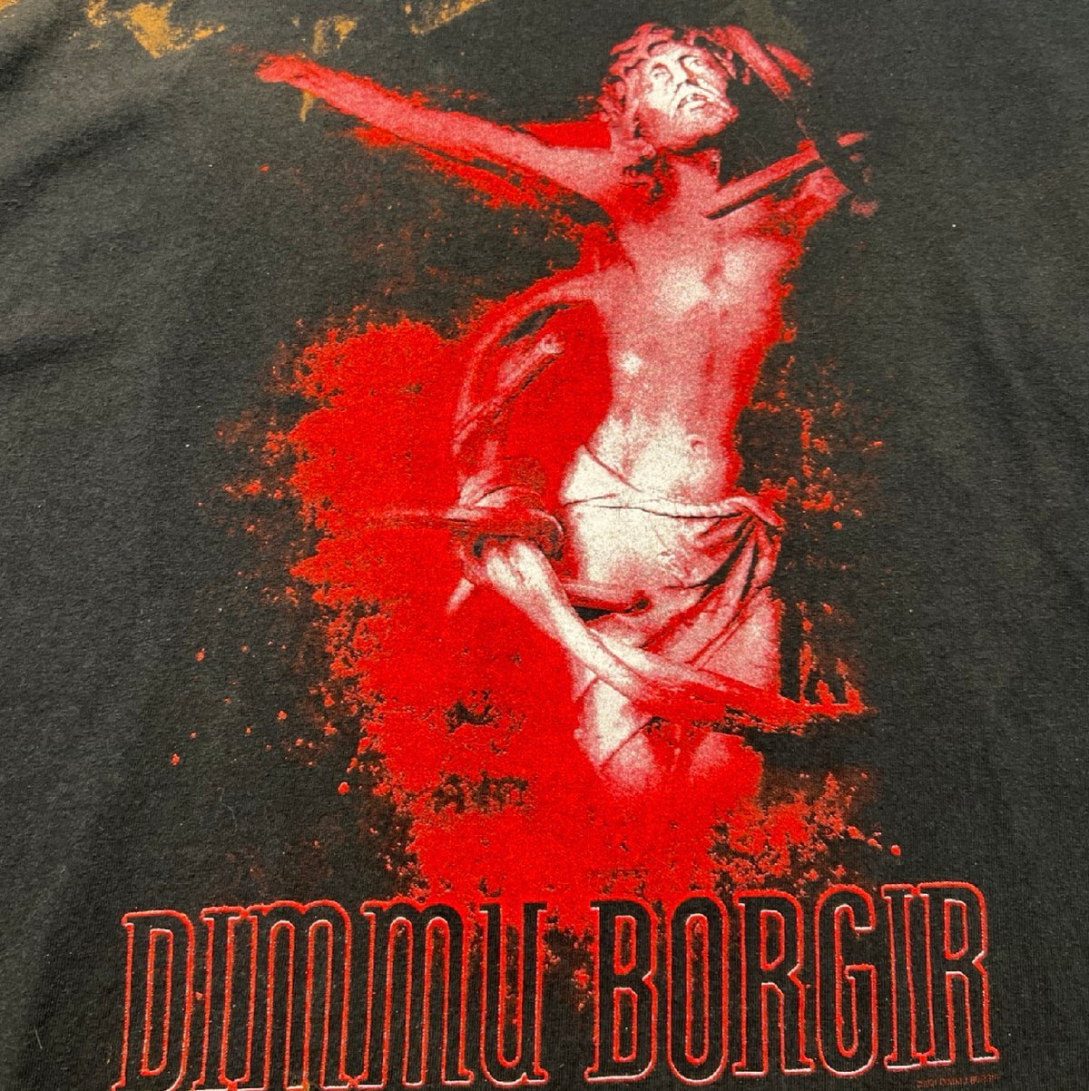 Vintage 2001 Dimmu Borgir "Puritanical Euphoric Misanthropia” Band Tee Black