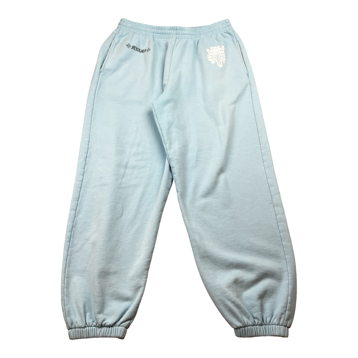 Chrome Hearts Miami Exclusive Dagger Sweatpants Light Blue