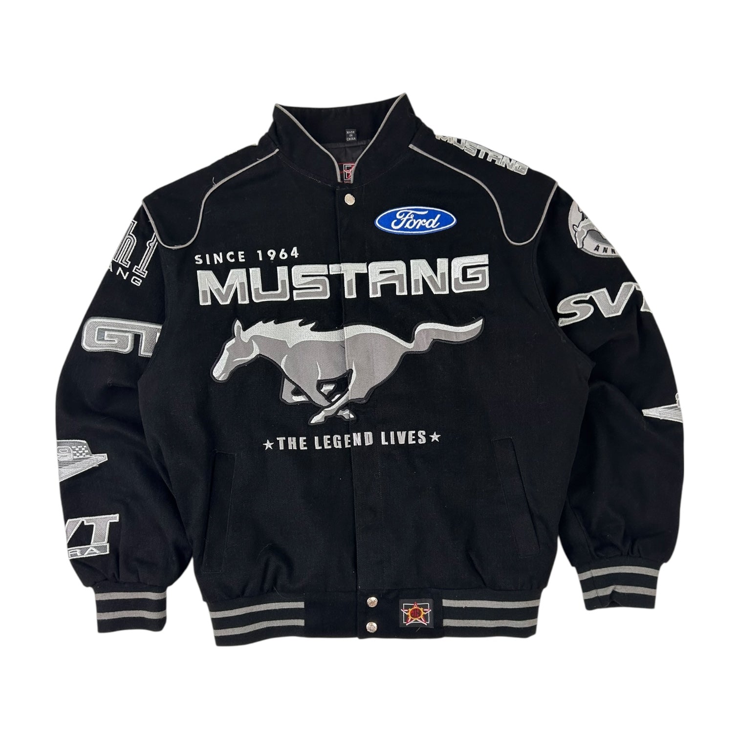 Vintage JH Design Ford Mustang Racing Jacket
