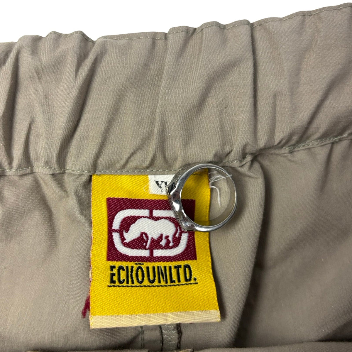Vintage Y2K Ecko Utility Nylon Cargo Pant Beige