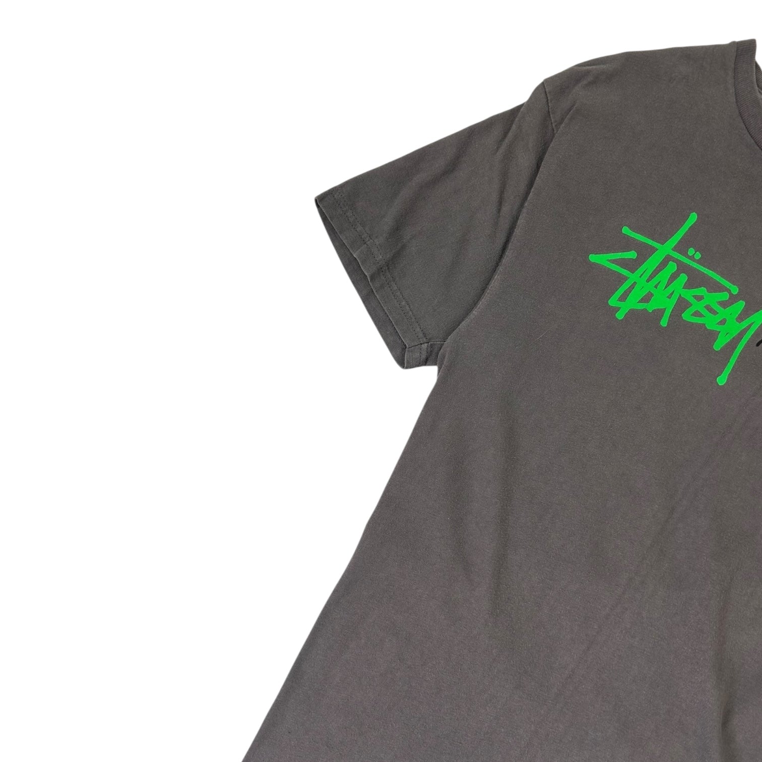 Vintage Y2K Stussy MCMLXXX T-Shirt Grey
