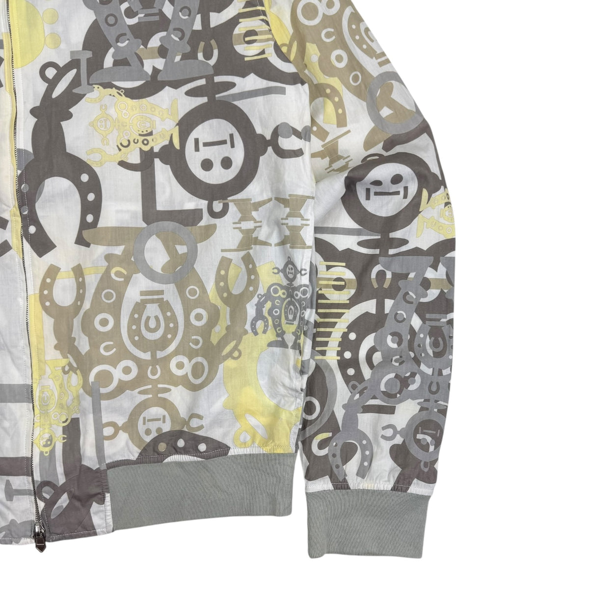 Hermes Equestrian Print Light Bomber Jacket