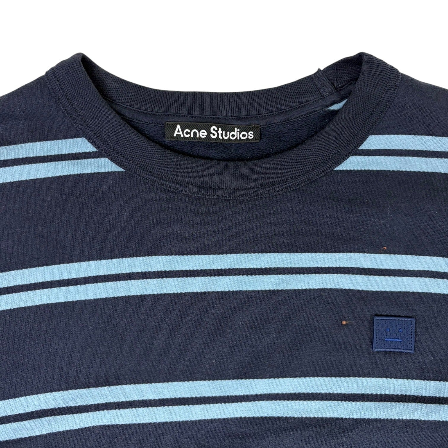 Acne Studios Striped Crewneck Blue