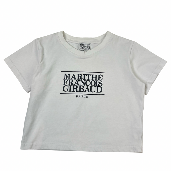 (W) Marithé + François Girbaud W Classic Logo Crop T-Shirt