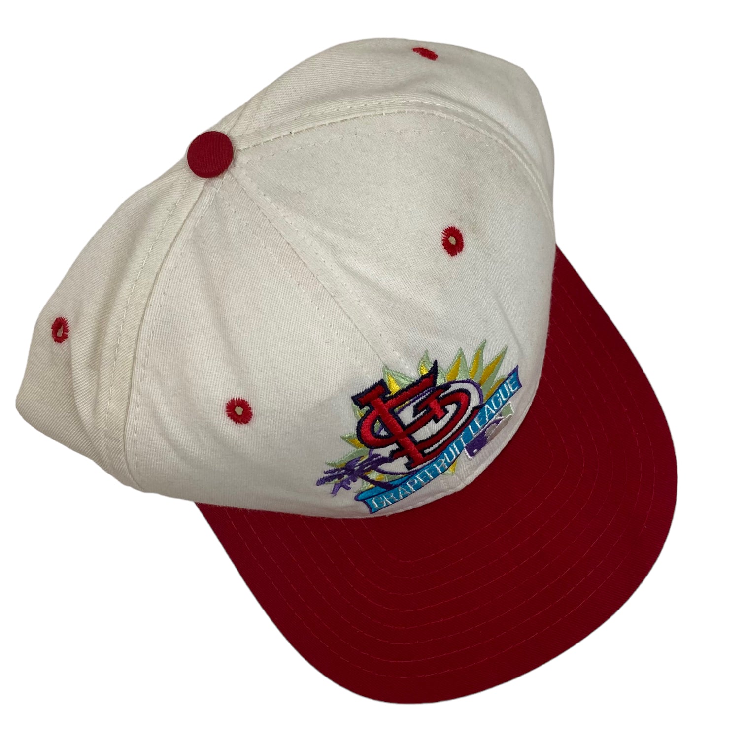 Vintage St. Louis Cardinals League Spring SnapBack Hat White