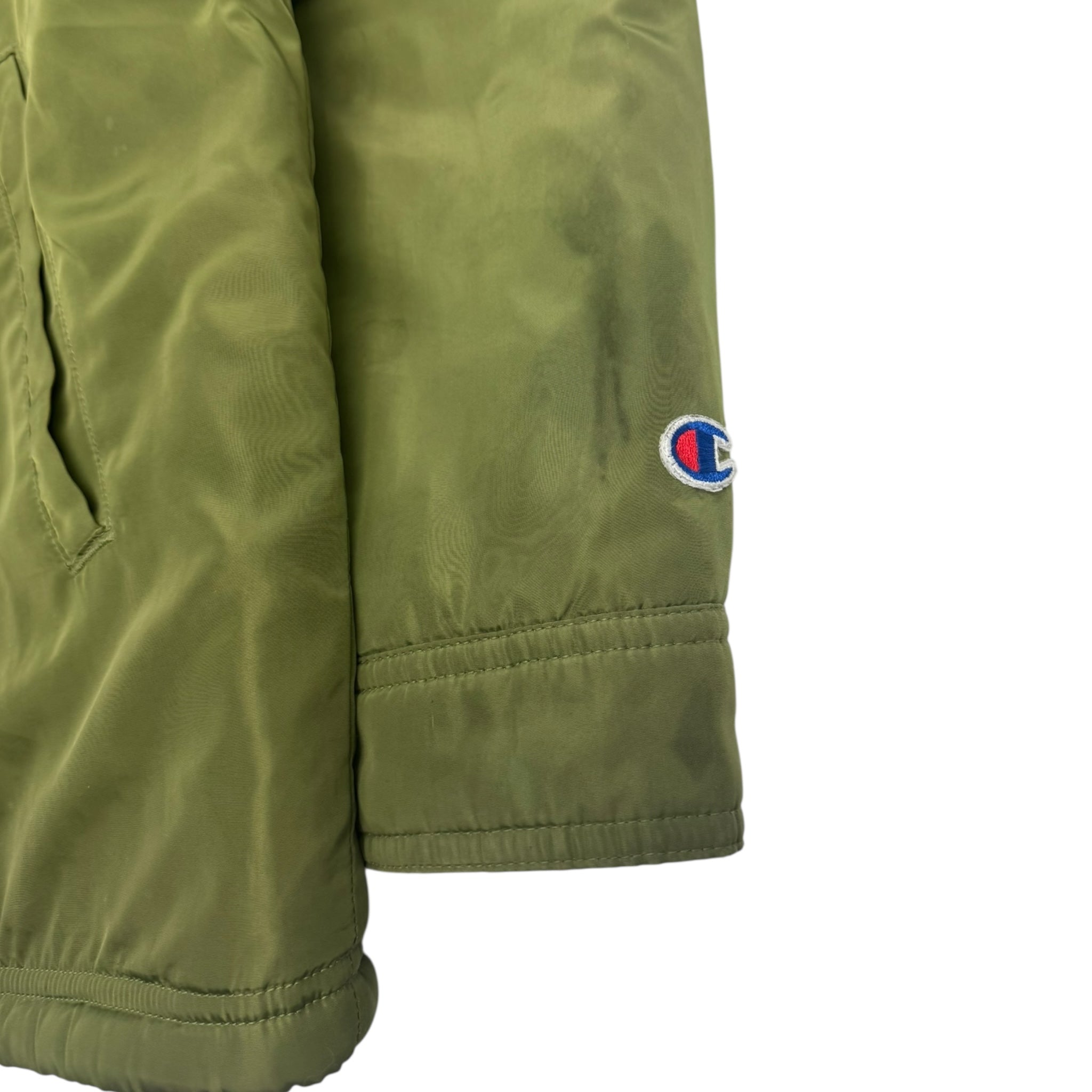 Supreme Champion Label Coaches Jacket Olive