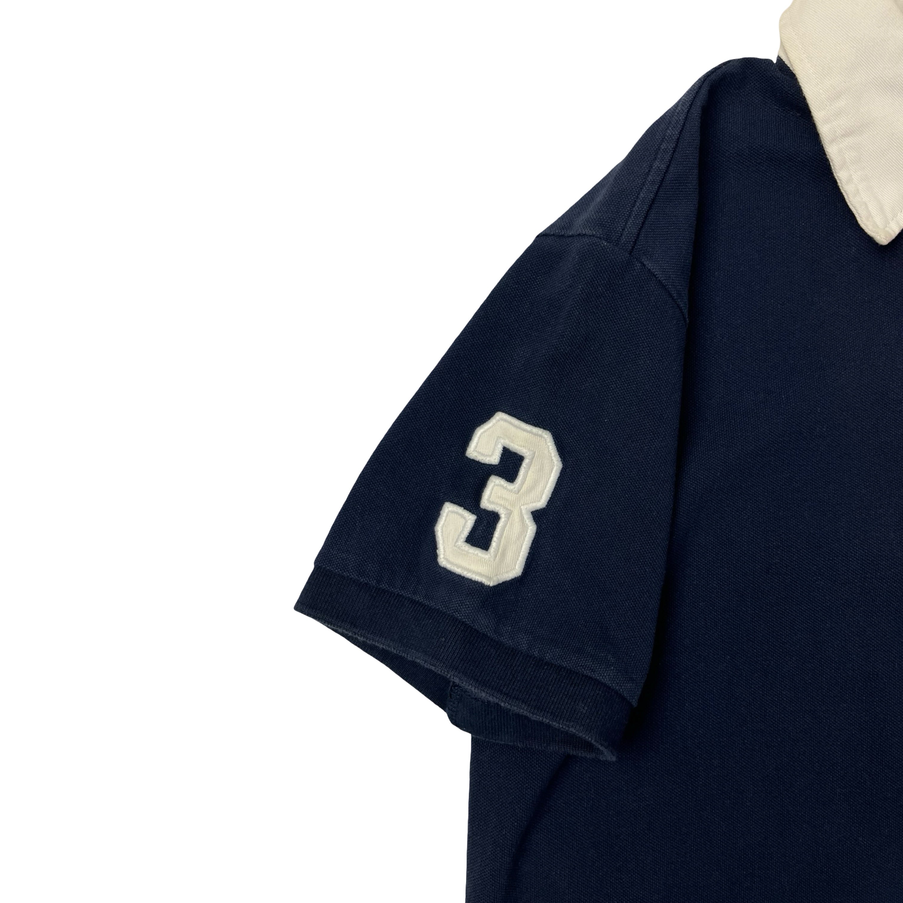 Vintage Polo Ralph Lauren Big Pony Polo Navy/White