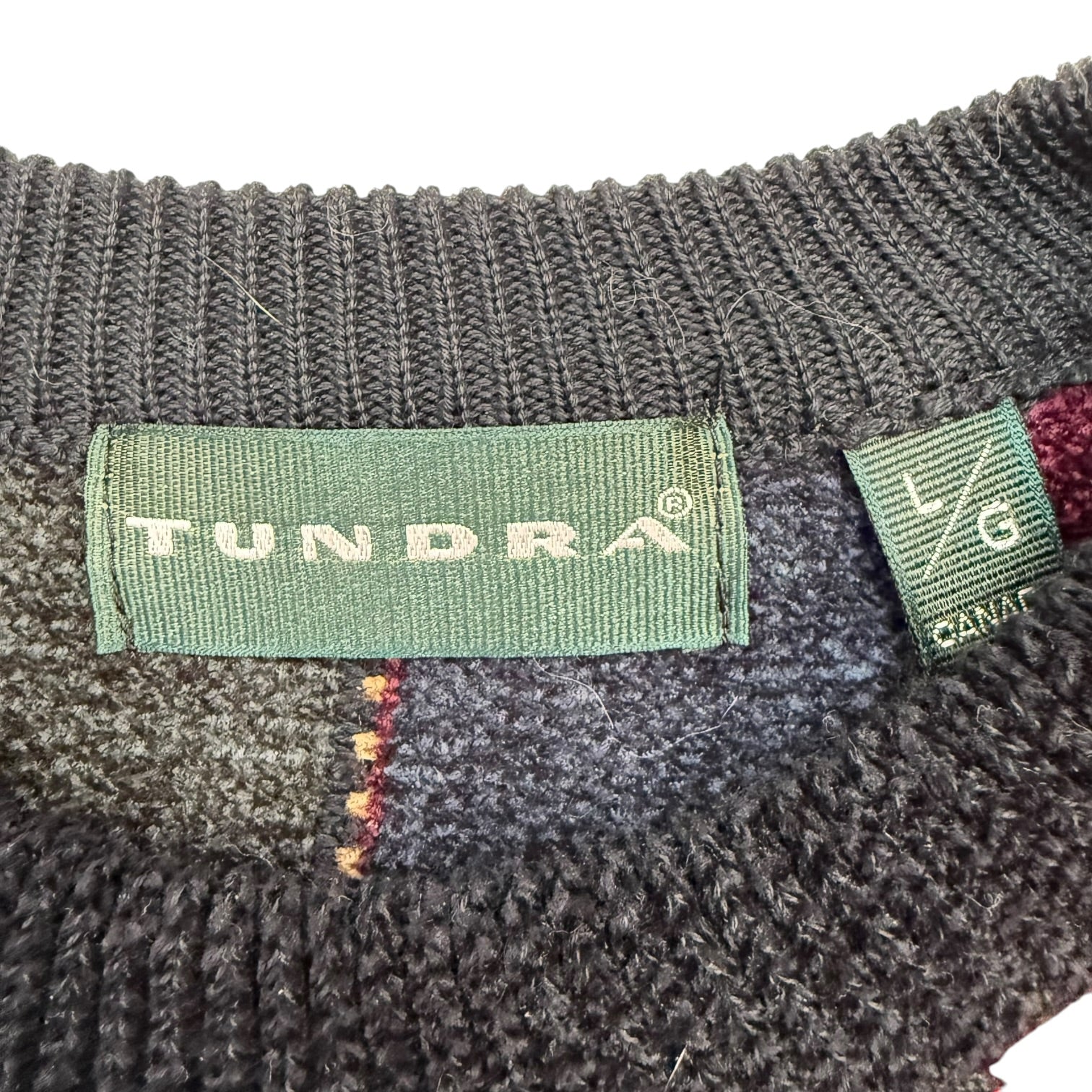 Vintage Tundra Cable Knit Sweater Multicolour