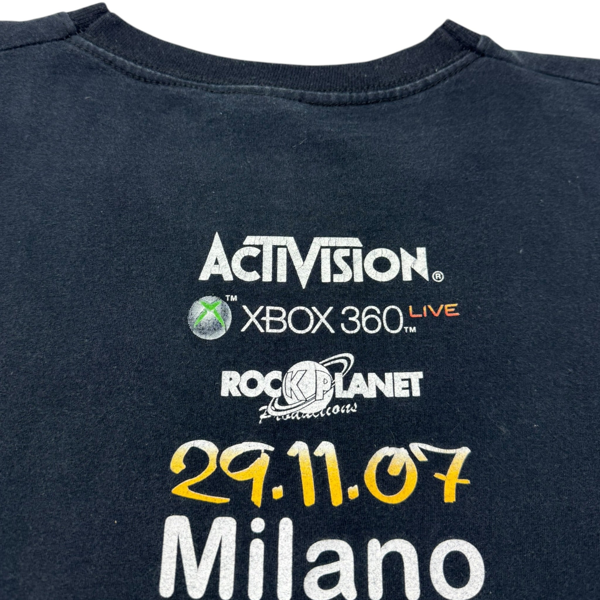 2007 Guitar Hero 3 Xbox 360 Gaming Promo T-Shirt