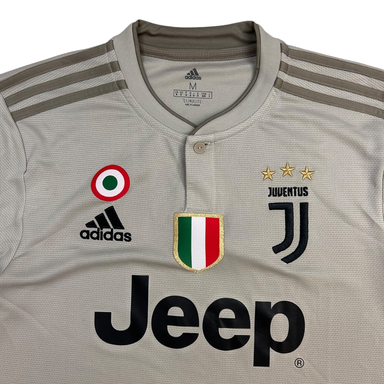 Adidas Juventus Cristiano Ronaldo Away Jersey Grey/Black